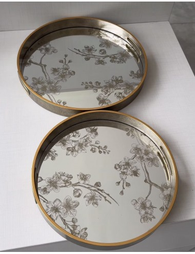  Dekoratif Tepsi Gold 2li