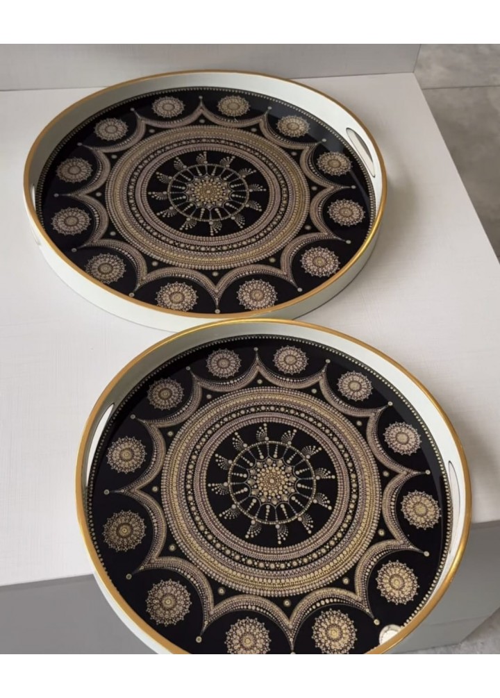 DEKORATİF TEPSİ 2 Lİ