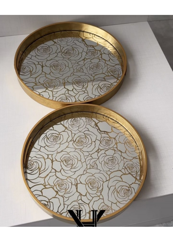 DEKORATİF TEPSİ 2 Lİ